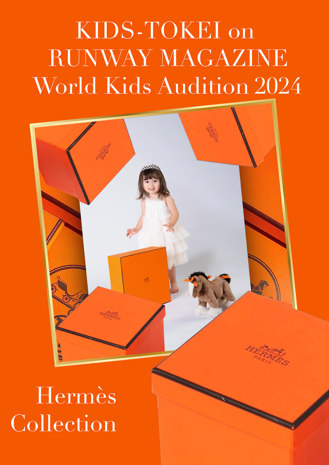 KIDS-TOKEI on RUNWAY MAGAZINE ® WORLD KIDS AUDITION 2024 vol.9